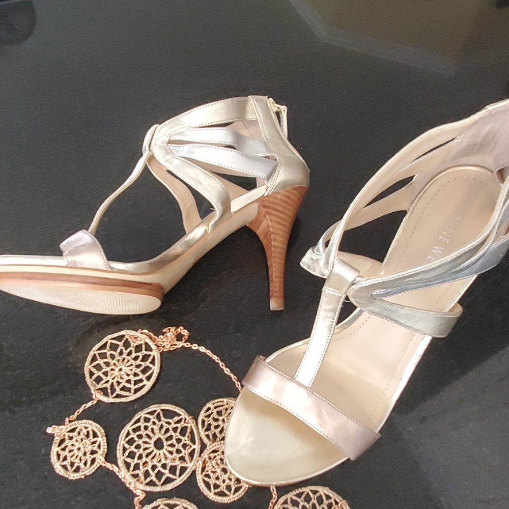Nine West Metallic Heels